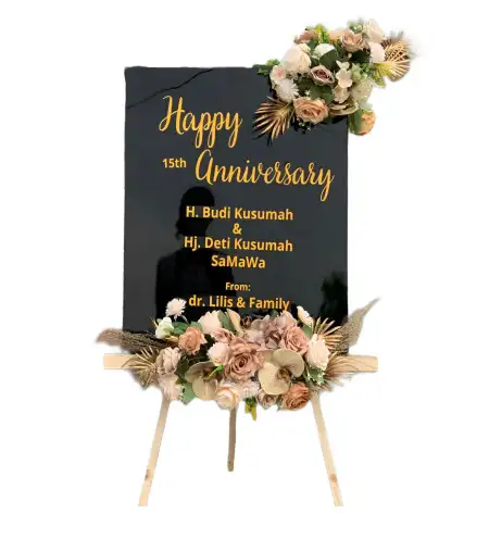 Papan Bunga Akrilik Sigaluh